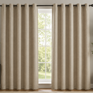 American Style Textured Blackout Curtains – Premium Window Drapes