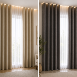 Modern Wave Curtains – Elegant Ripple Fold Drapes