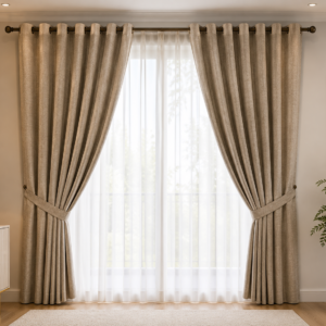 Premium Modern Window Curtains – Elegant Textured Drapes