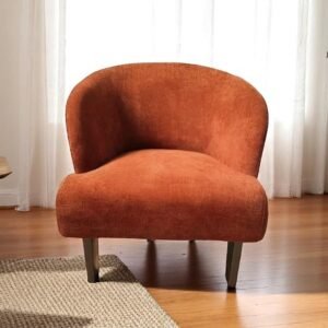 Modern Upholstered Tub Accent Chair – Contemporary Lounge Chair