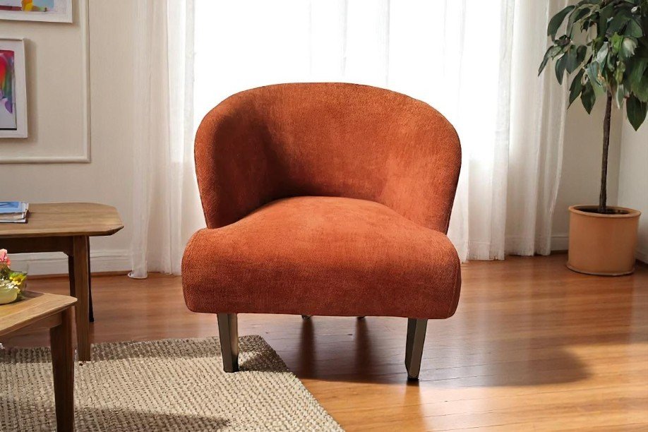 Modern Upholstered Tub Accent Chair – Contemporary Lounge Chair